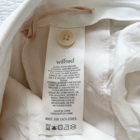 Aritzia Wilfred Effortless Pants 00 Light Birch - Picture 6 of 7